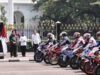 Presiden Jokowi Terima Pembalap MotoGP di Istana Merdeka